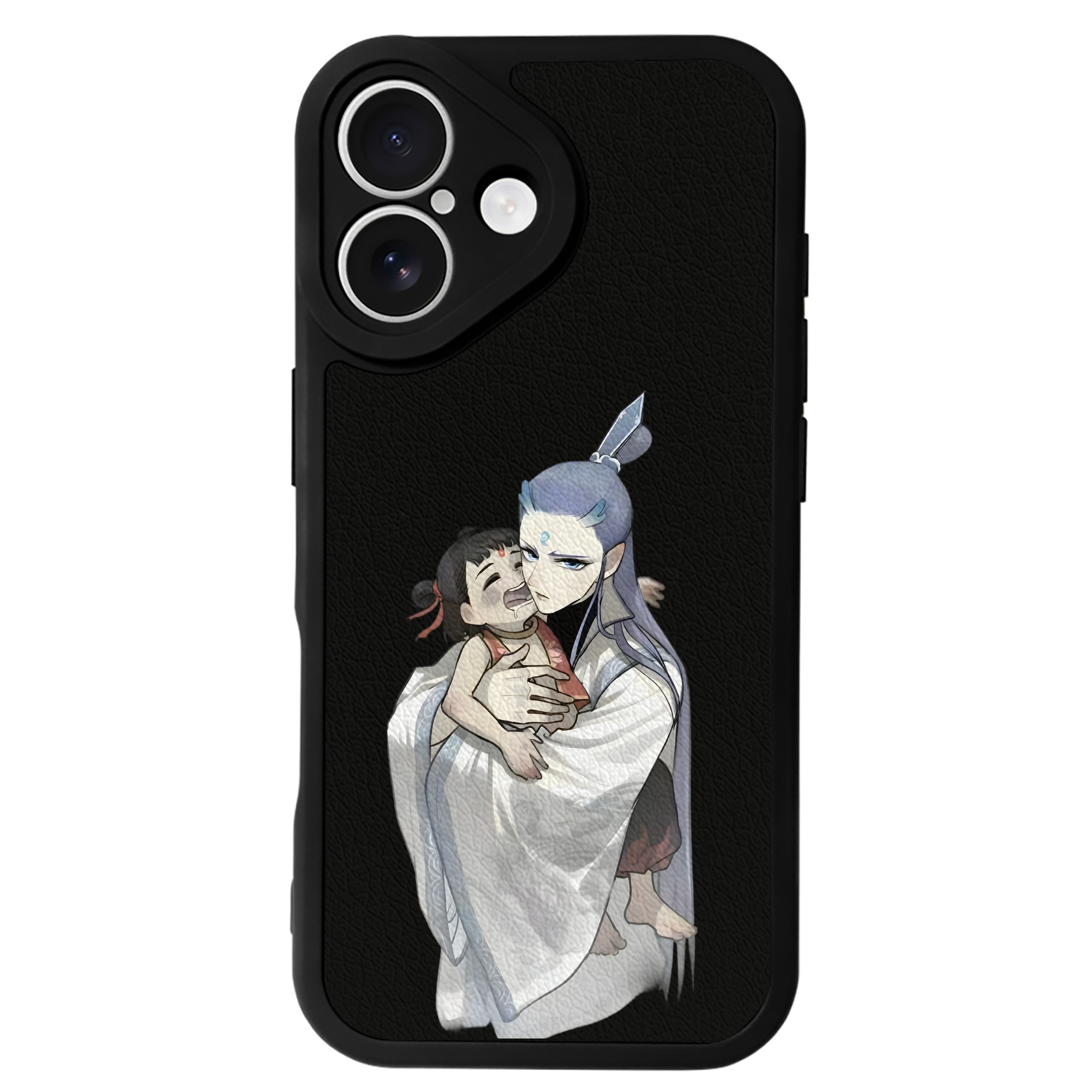 （画像用） Ne Zha 2 ナタ 魔童の大暴れ 【iPhone 16シリーズ対応】シリコンスマホケース（レザー調） 材質：シリコン